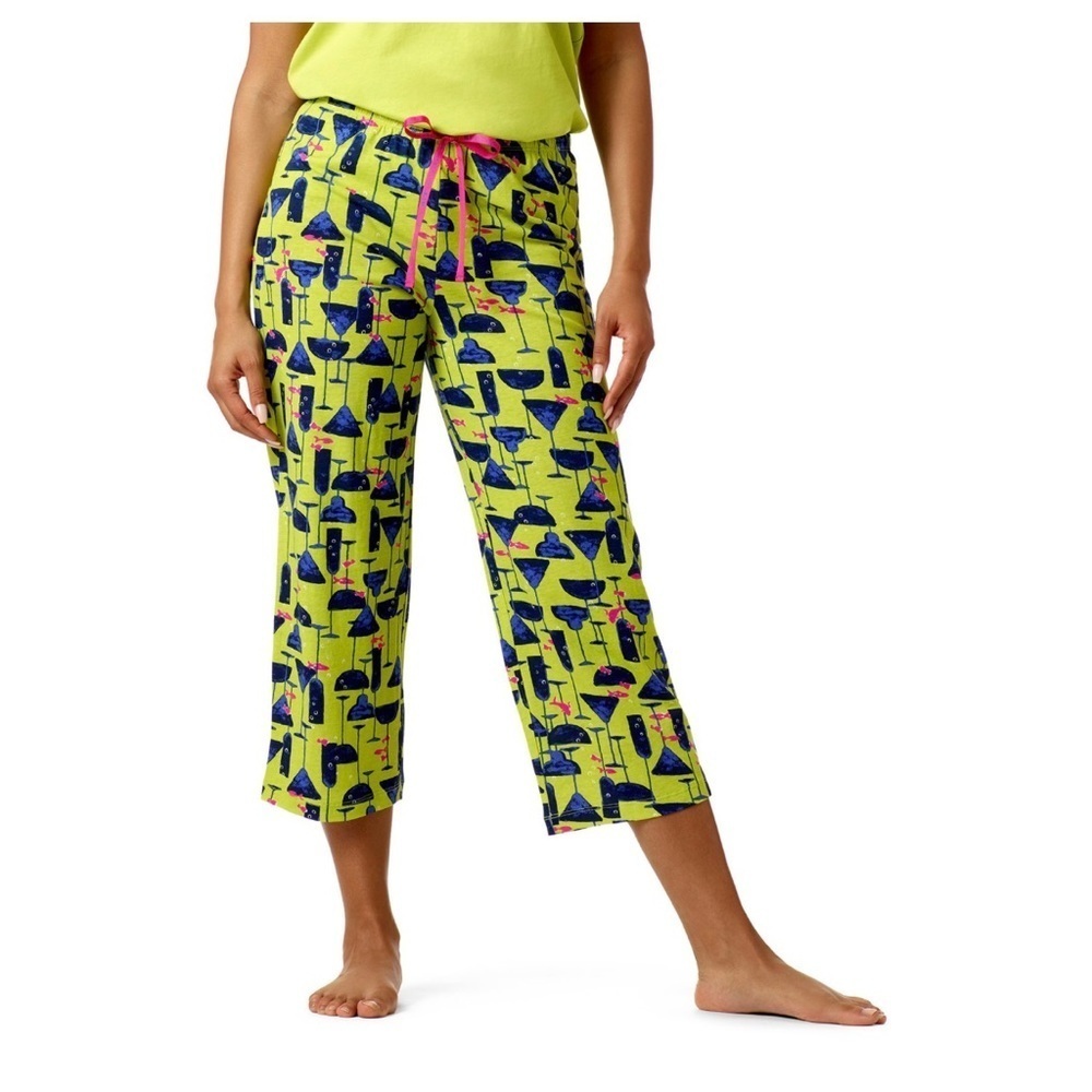 NWT HueWomen's Sipping With Fishes Pj Capri